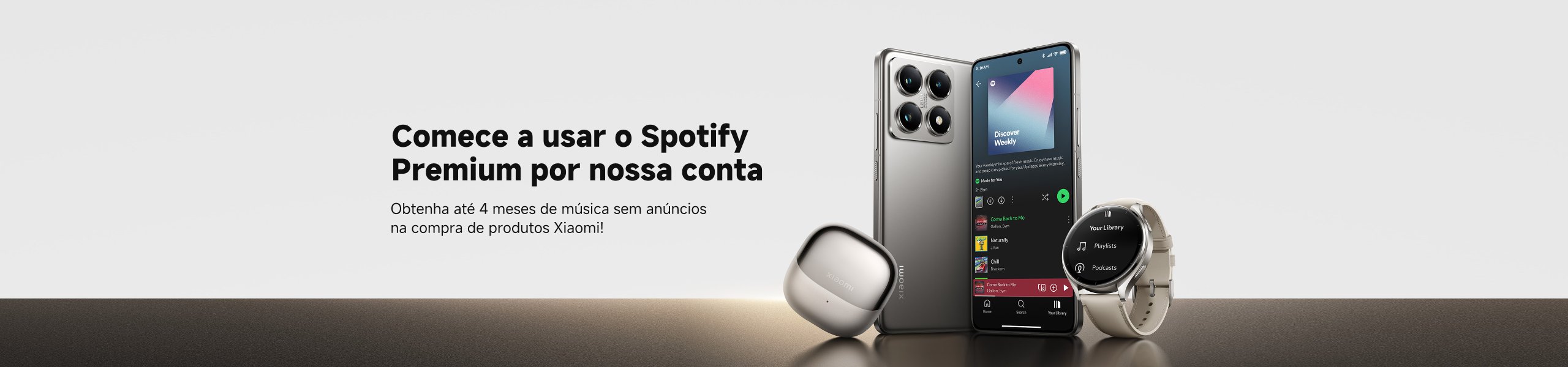 Comece a usar o Spotify Premium por nossa conta