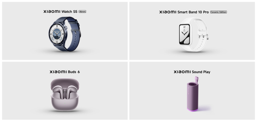 Xiaomi Expands Premium Lifestyle Range with New Watch, Band, Earbuds and Portable Speaker