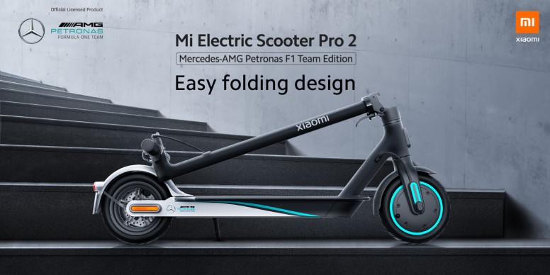 Fold.jpg Vroom Vroom, M365 Pro 2 Mercedes-AMG Petronas F1 Team Edition