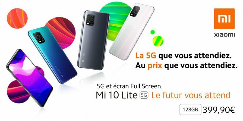 Mi 10 Lite 5G : Le futur vous attend