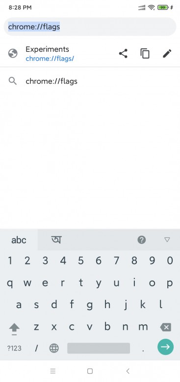 android chrome print option missing
