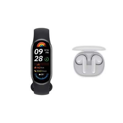 (Paket) Xiaomi Smart Band 9+Redmi Buds 4 Lite