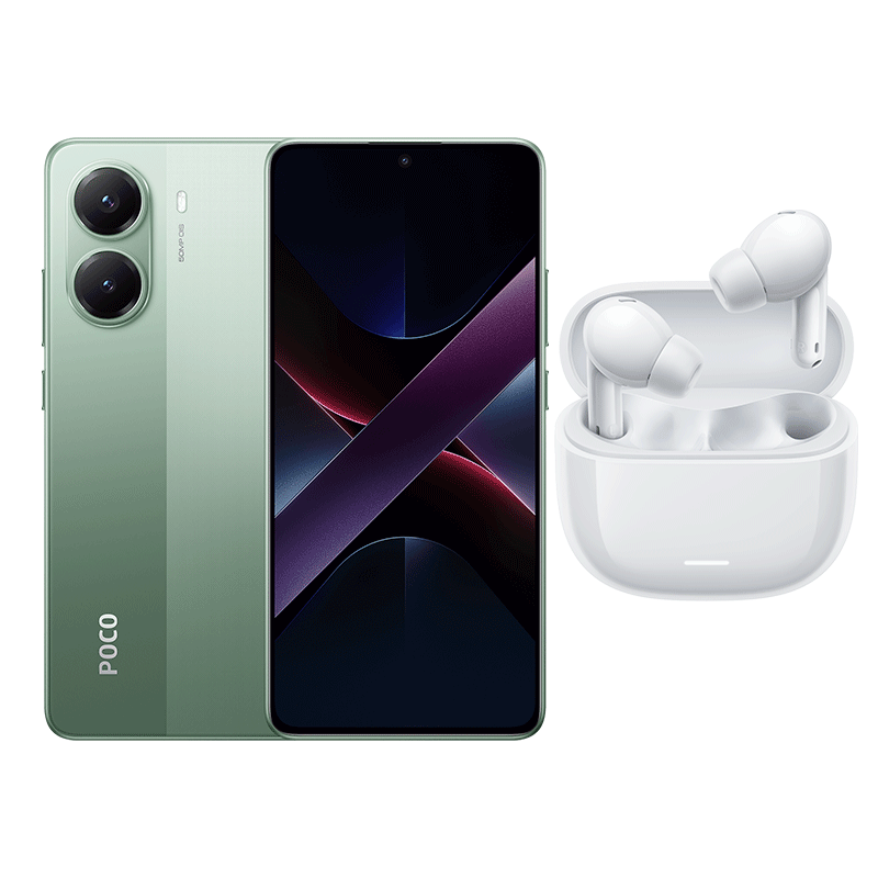 POCO X7 Pro 5G 12 GB + 512 GB & REDMI Buds 6 Lite