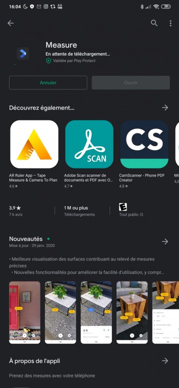 Screenshot_2020-04-04-16-04-37-531_com.android.vending.jpg ARCore : Google élargit la liste de smartphones compatibles