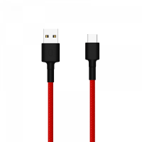 小米 USB-C 傳輸線 編織線版 100cm  紅色 100cm