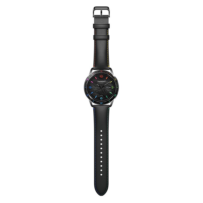 Xiaomi Watch 錶帶  黑彩虹