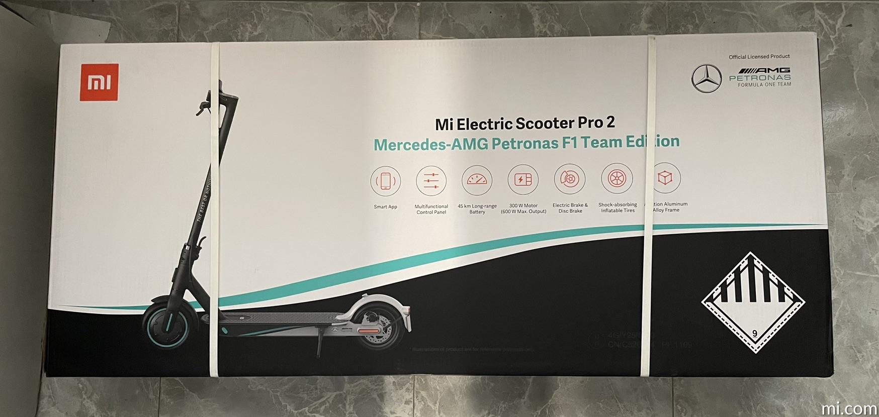 Xiaomi trae a España el patinete Mi Electric Scooter Pro 2, edición  Mercedes-AMG