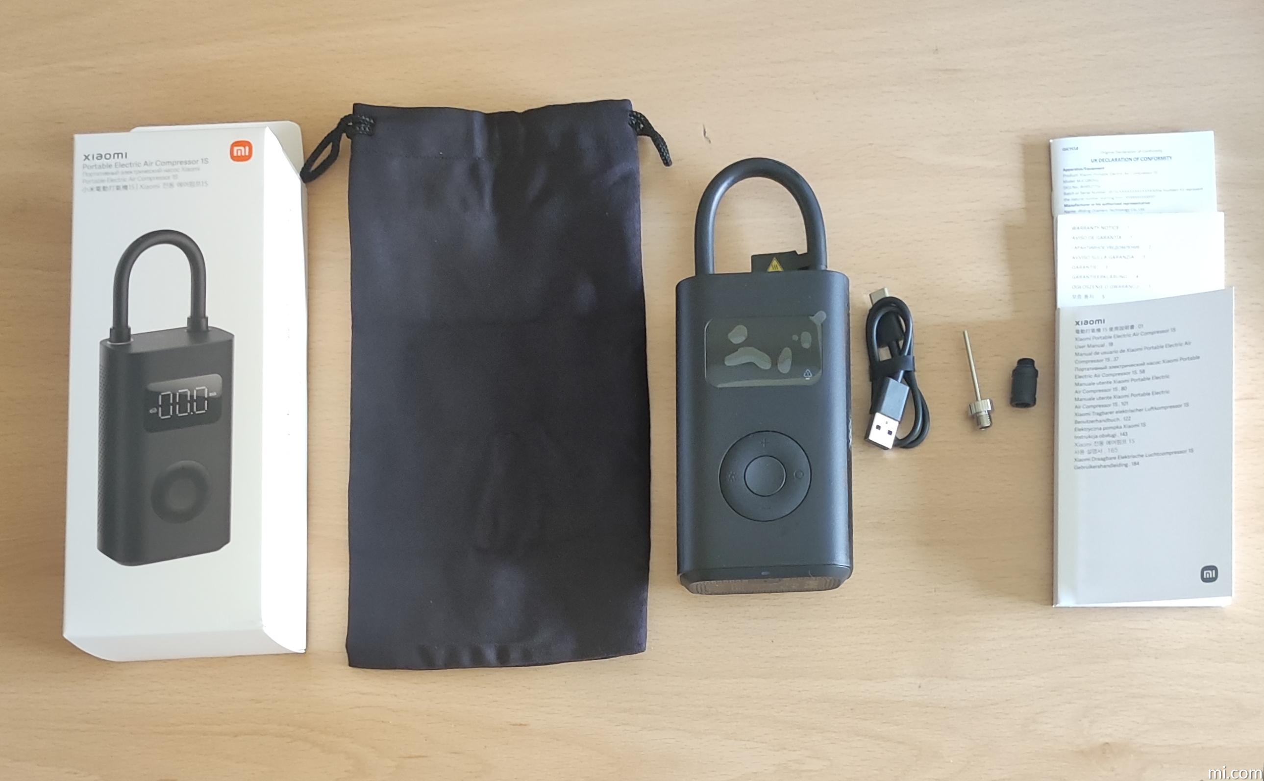 Mini Compresor Xiaomi Mi Portable Air Pump 1s inflador portatil