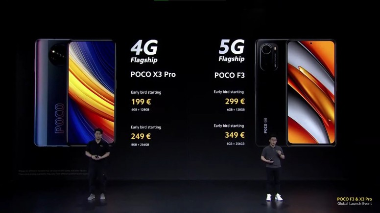 Poco lance sa nouvelle gamme 2021, le X3 Pro et le F3, les nouveaux monstres de la marque