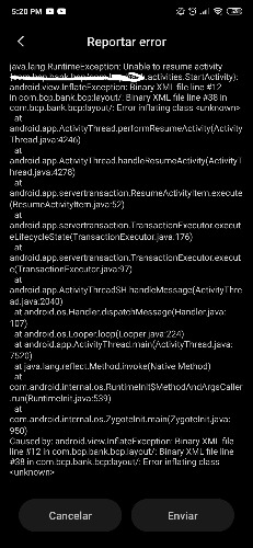 Error Running App Java Lang Runtimeexception Unable To Resume Activity MIUI Xiaomi