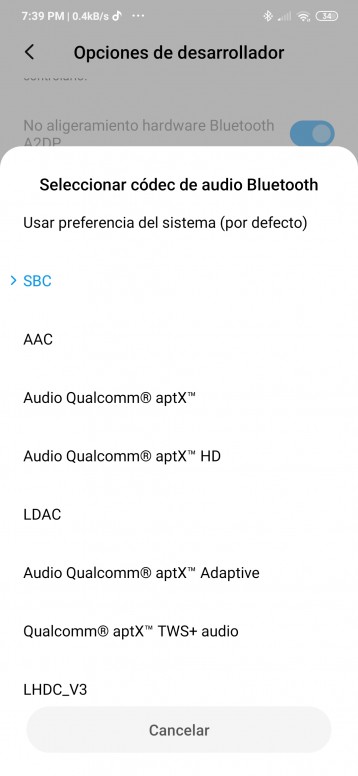 Redmi note 8 ldac