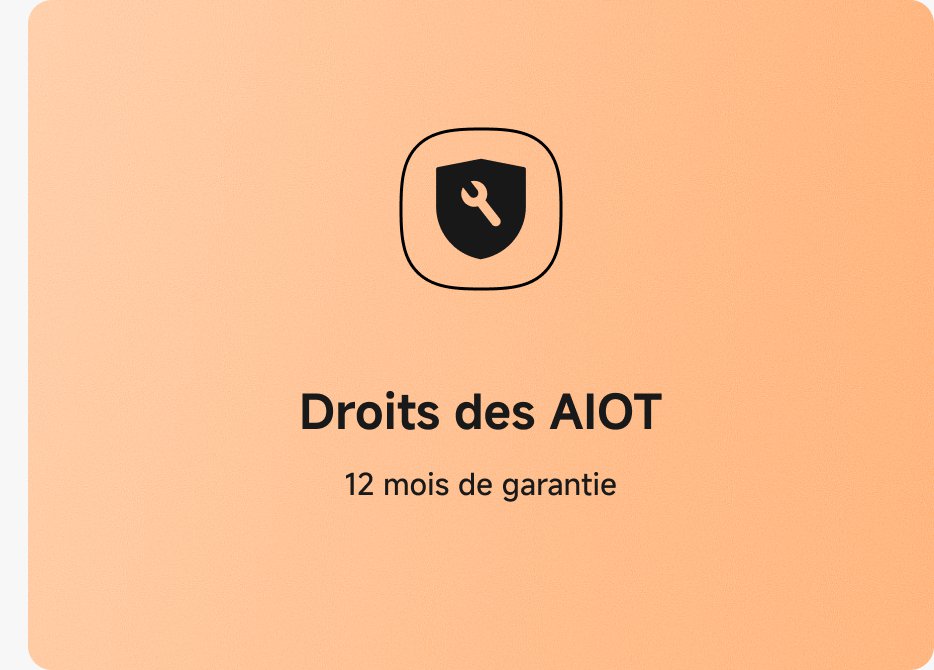 حقوق AIOT  
12 شهر من الضمان