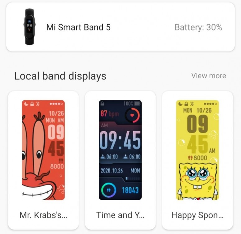 Картинки для циферблата mi band 5