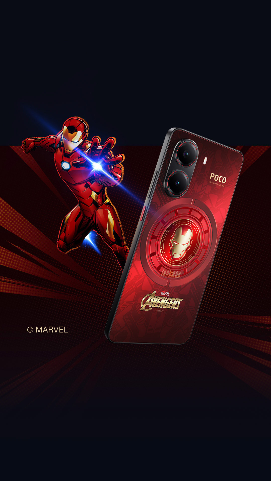 POCO X7 Pro Iron Man Edition 5G Dual SIM, 12GB+512GB Limited Edition Phone (Global Version) 19