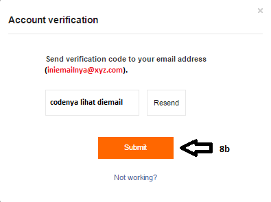 Send verification code