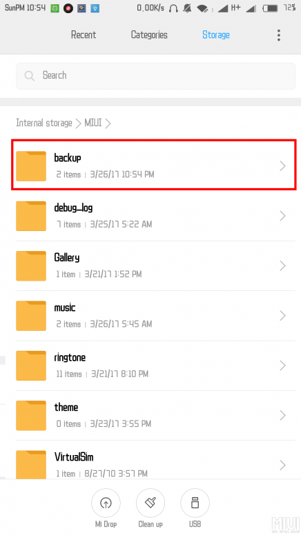 Yourtopfile info android7nougat. MIUI Backup Allbackup. Как найти в телефоне папку MIUI-Backup-Allbackup.