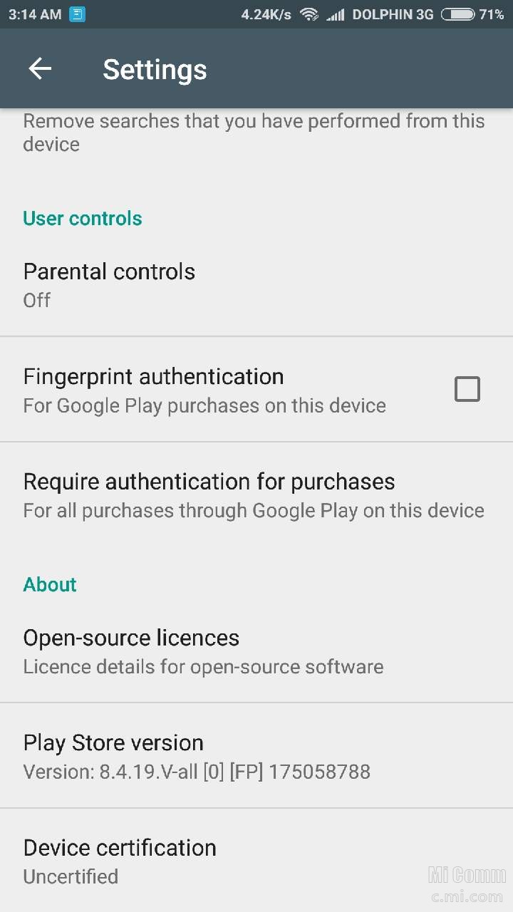 This device not certified Google Play. Garden of ban ban Google Play.