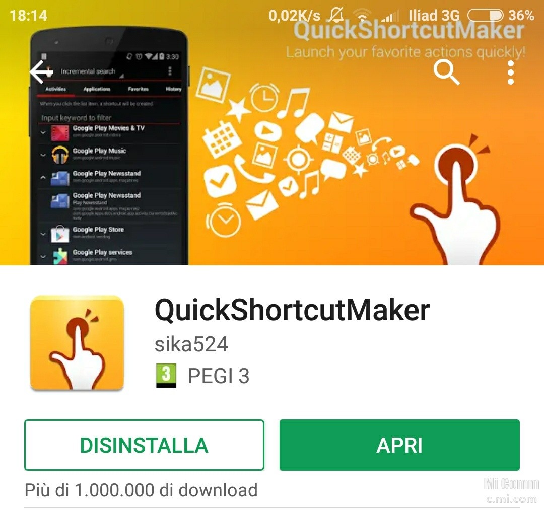 Quickshortcut