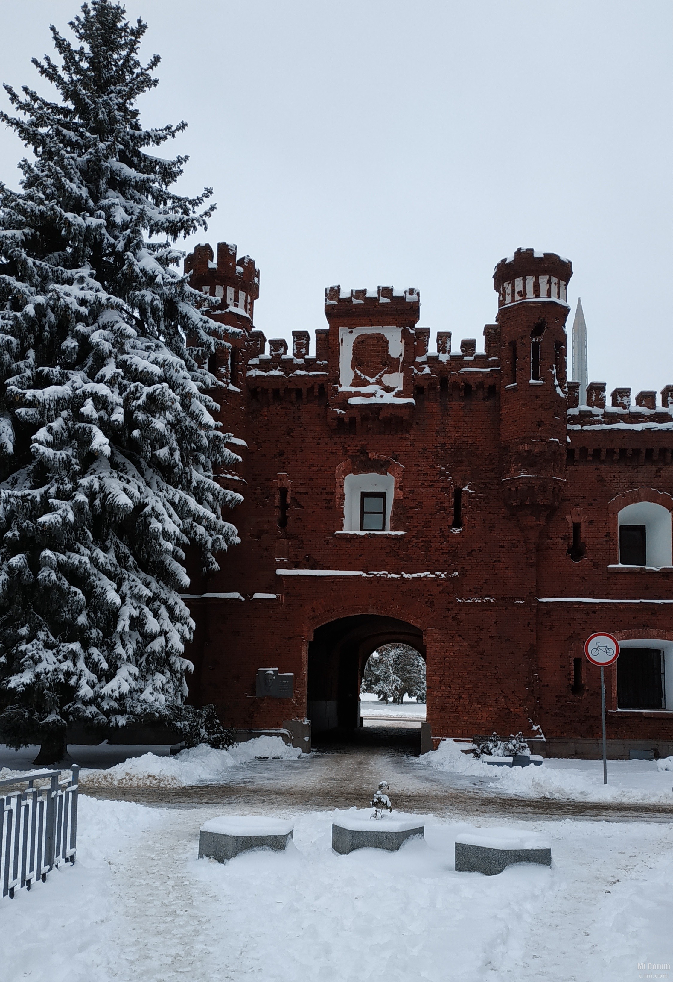 брестская крепость зимой