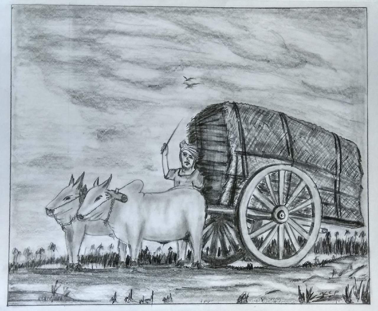 Bullock Cart Stock Illustrations – 142 Bullock Cart Stock Illustrations,  Vectors & Clipart - Dreamstime