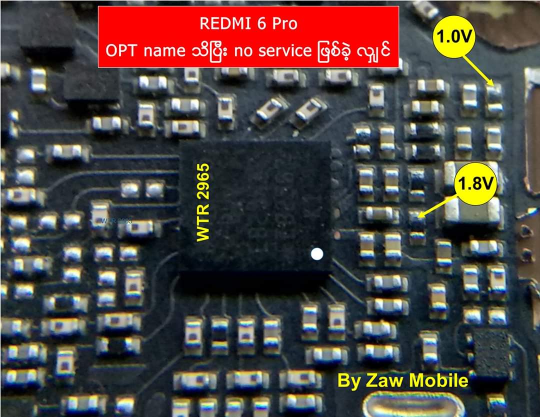 ic wtr xiaomi redmi 6a