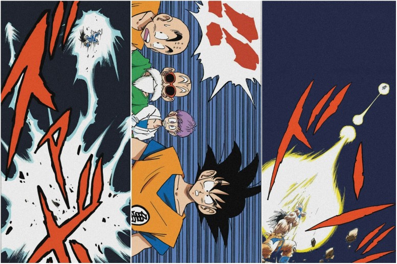 Download Cool Dragon Ball Z Panel Wallpaper