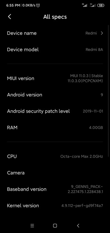 redmi 8a 64 bit