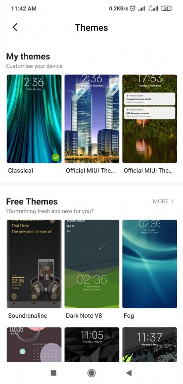 themes for redmi note 8