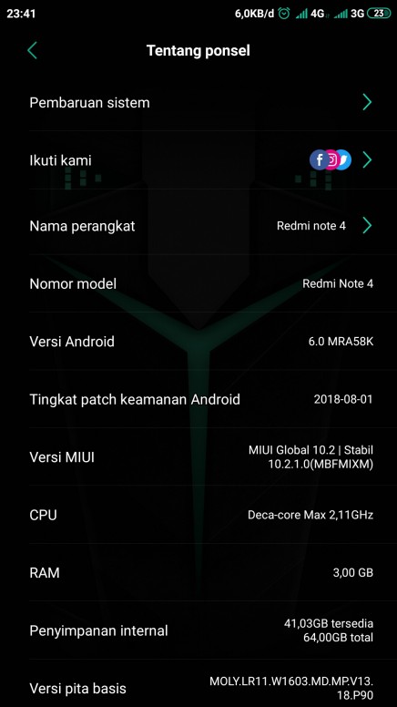 redmi note 4 mtk miui 11