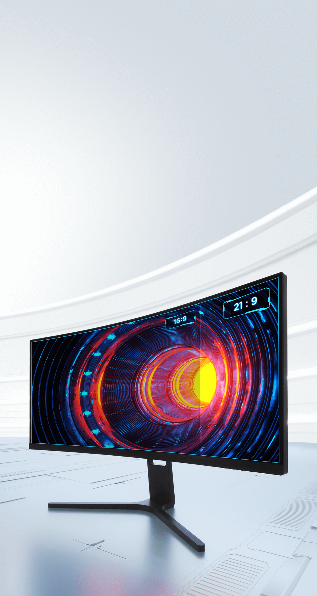 Xiaomi Mi Curved Gaming Monitor 34 - Monitor gaming de 34 WQHD  (3440x1440, UHD, 144Hz, 4ms, 300