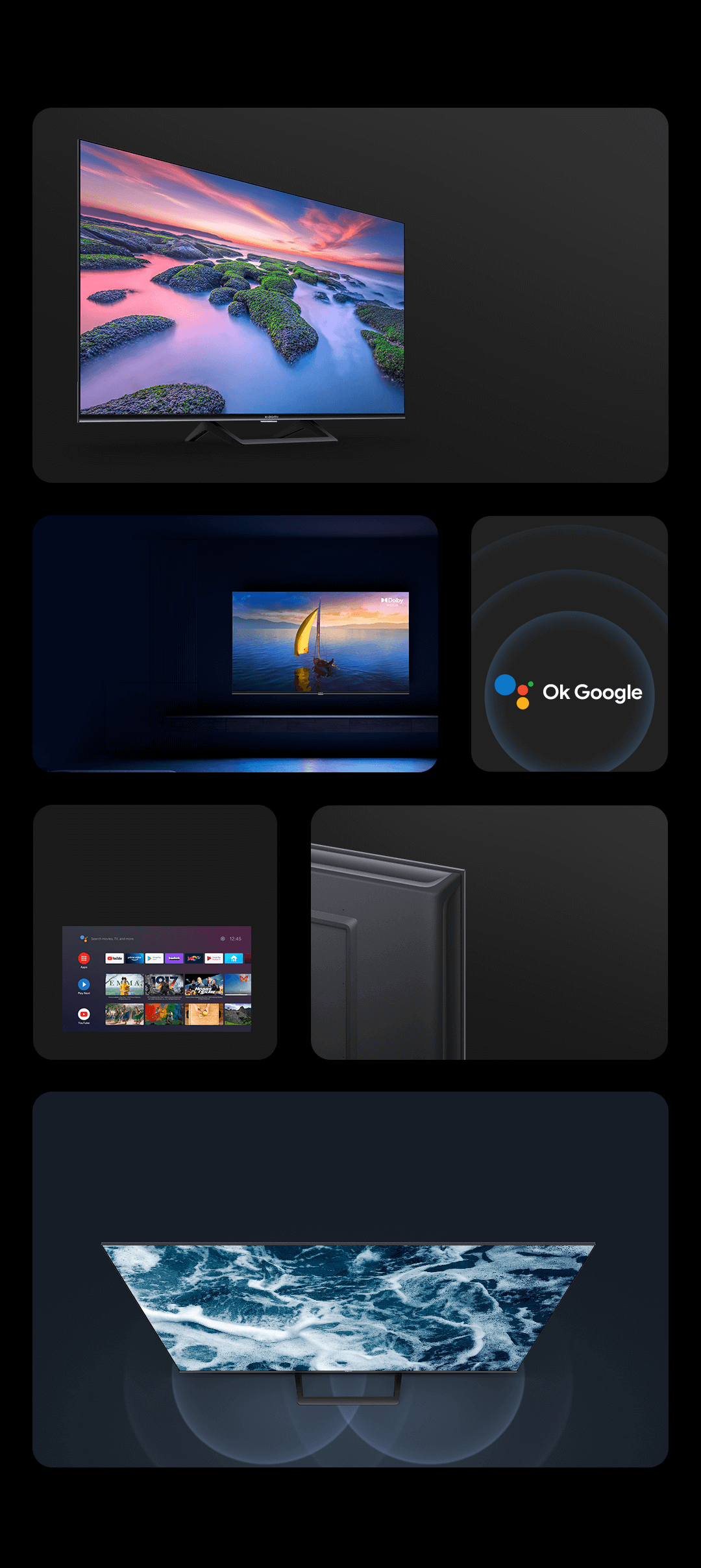 Xiaomi TV A2 32″, MediaTek Mali G52 MP2, Android TV/Google Assistant por  1399,00€.