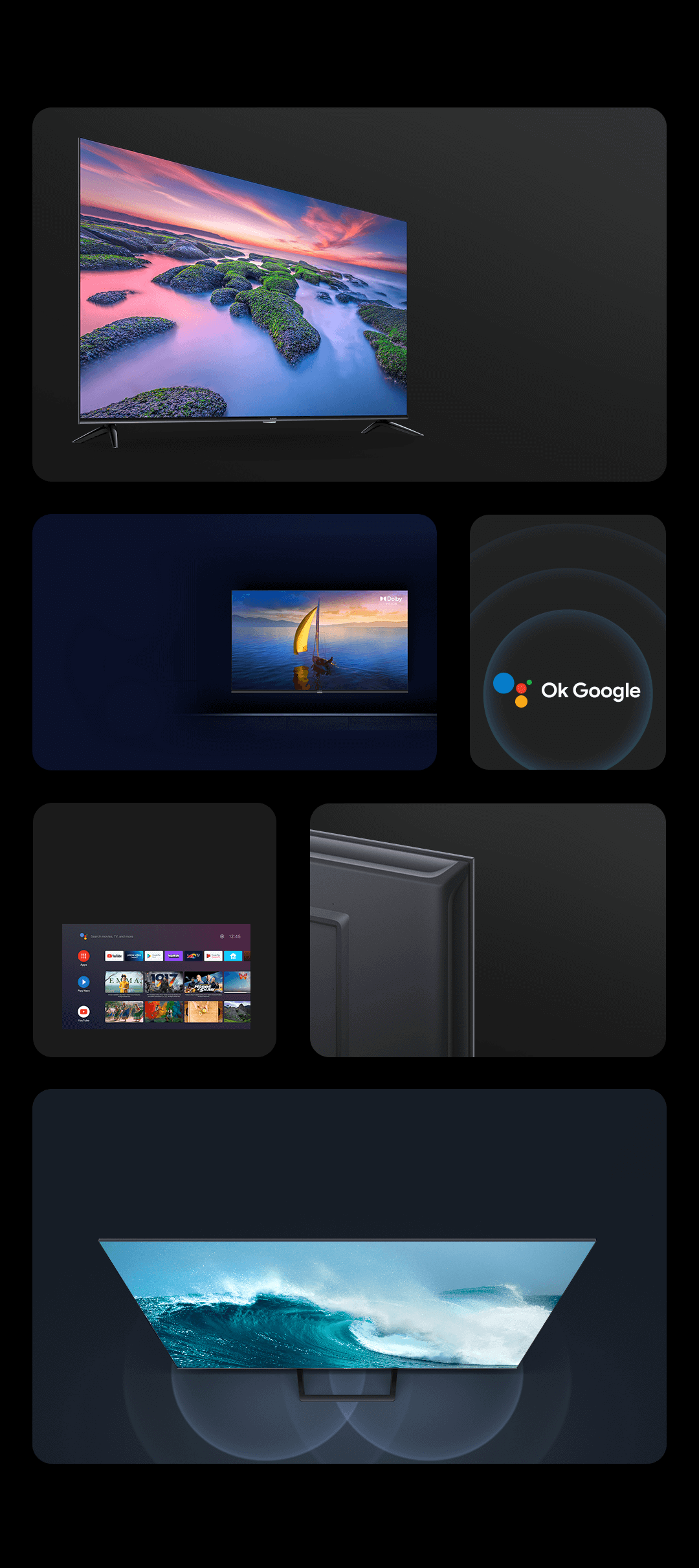 Xiaomi TV A2 58″ UHD 4K Dolby Audio Smart TV
