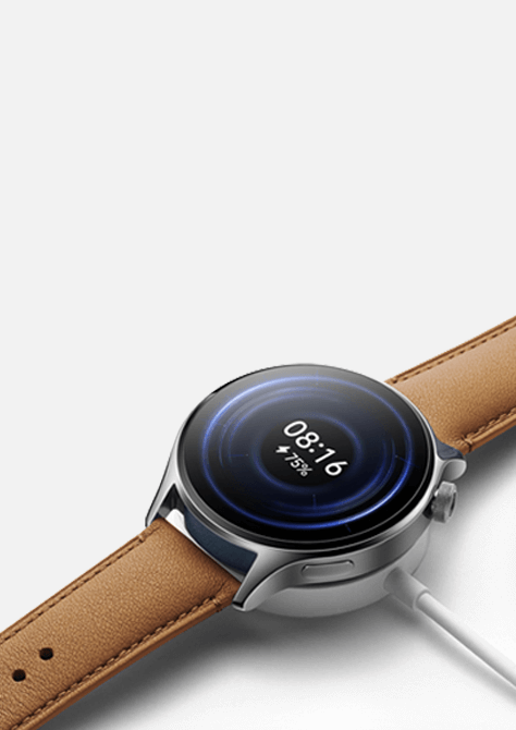 Xiaomi Watch S1 Pro Reloj Smartwatch Plata con Correa de Cuero Marrón