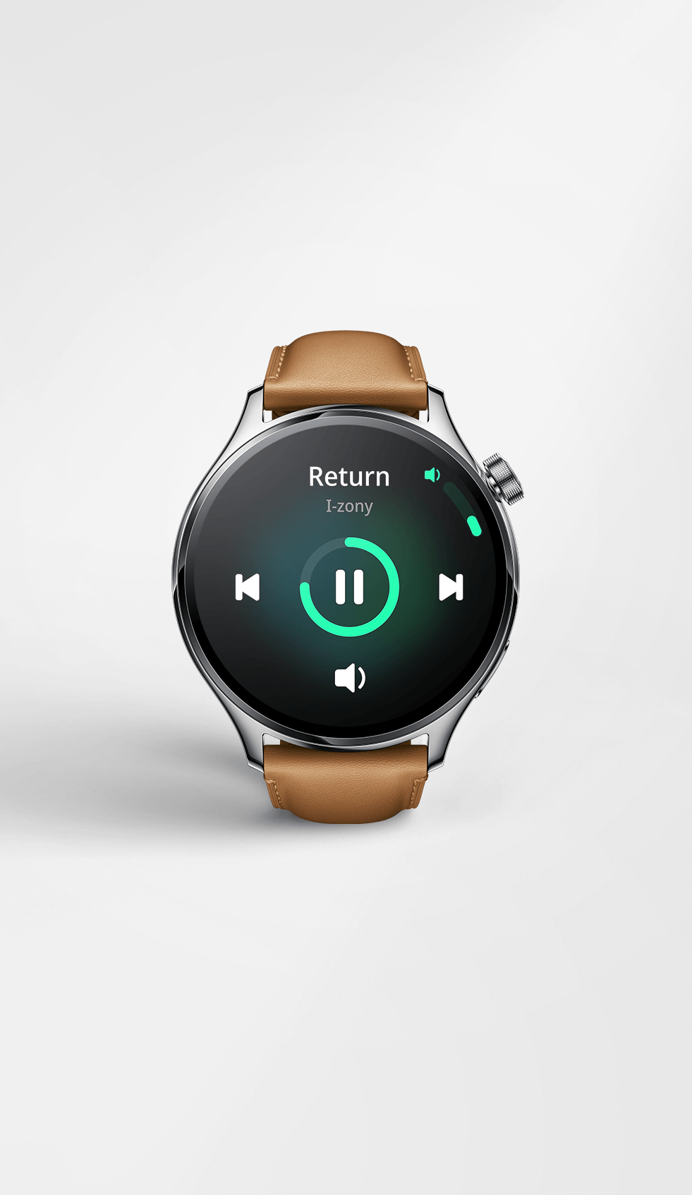 Xiaomi Watch S1 Pro Reloj Smartwatch Plata con Correa de Cuero Marrón