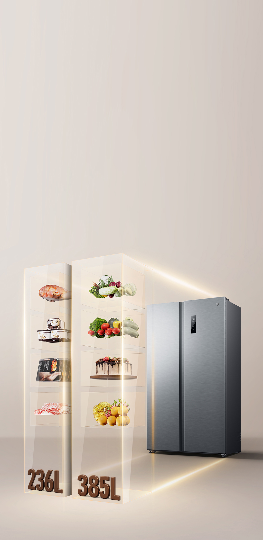 Mijia Refrigerator Side-by-Side 621L - Xiaomi Україна