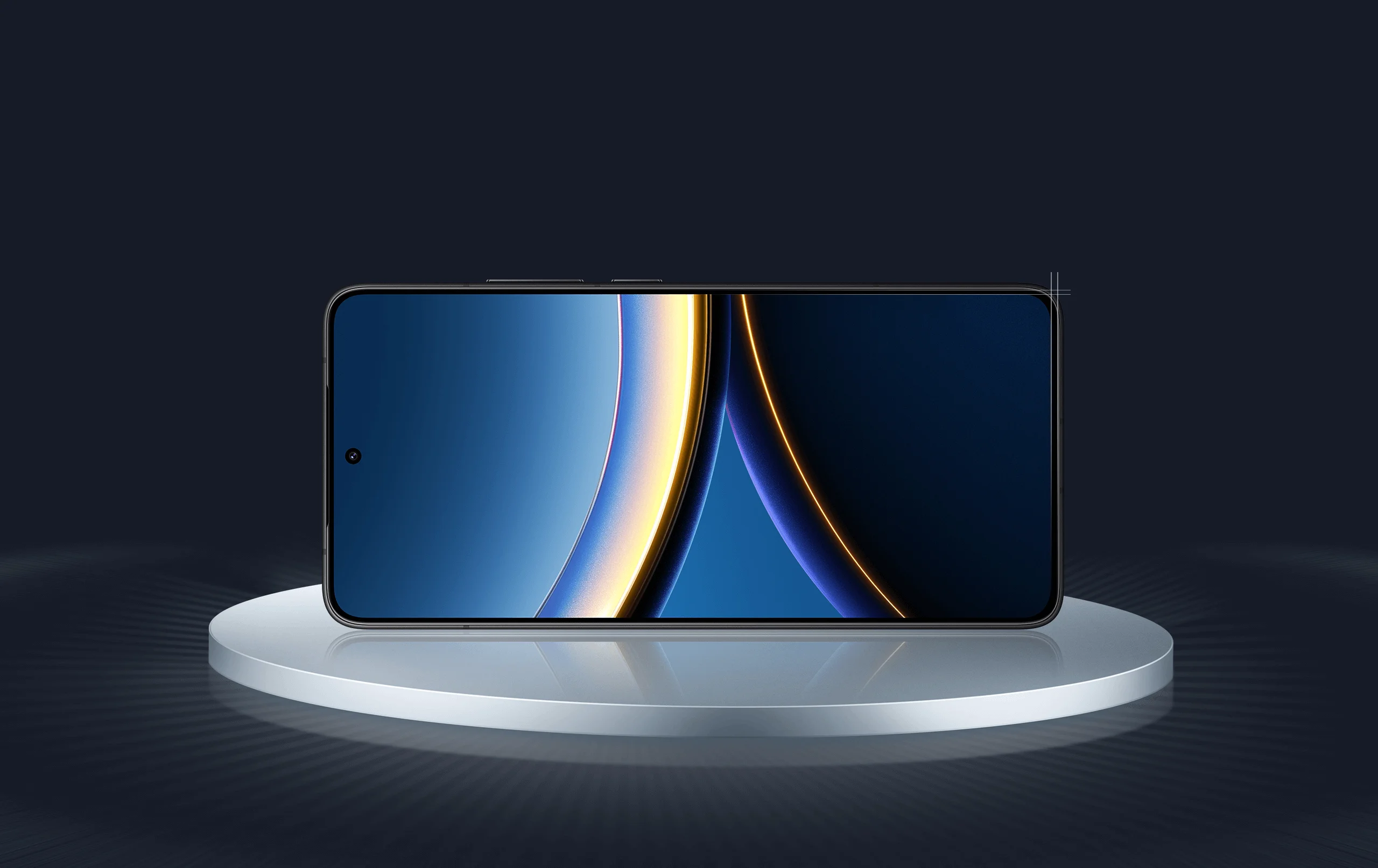 Poco F7 Pro displaying home screen with vibrant colours