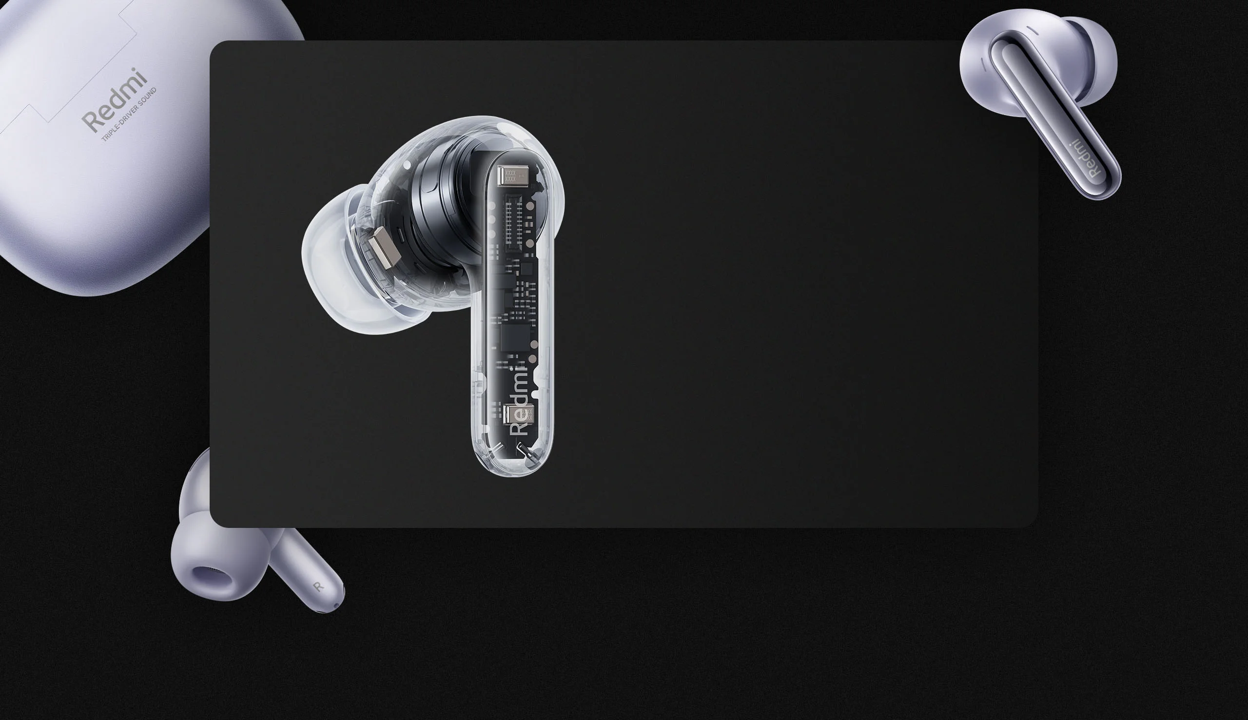 Control táctil y batería Redmi Buds 6 Pro