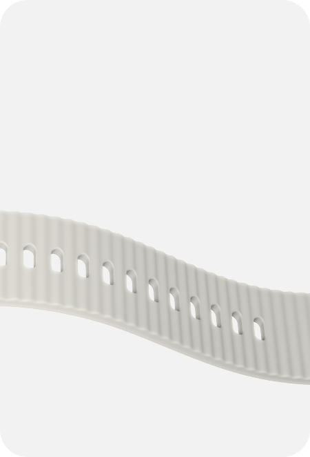 Wave-textured strap