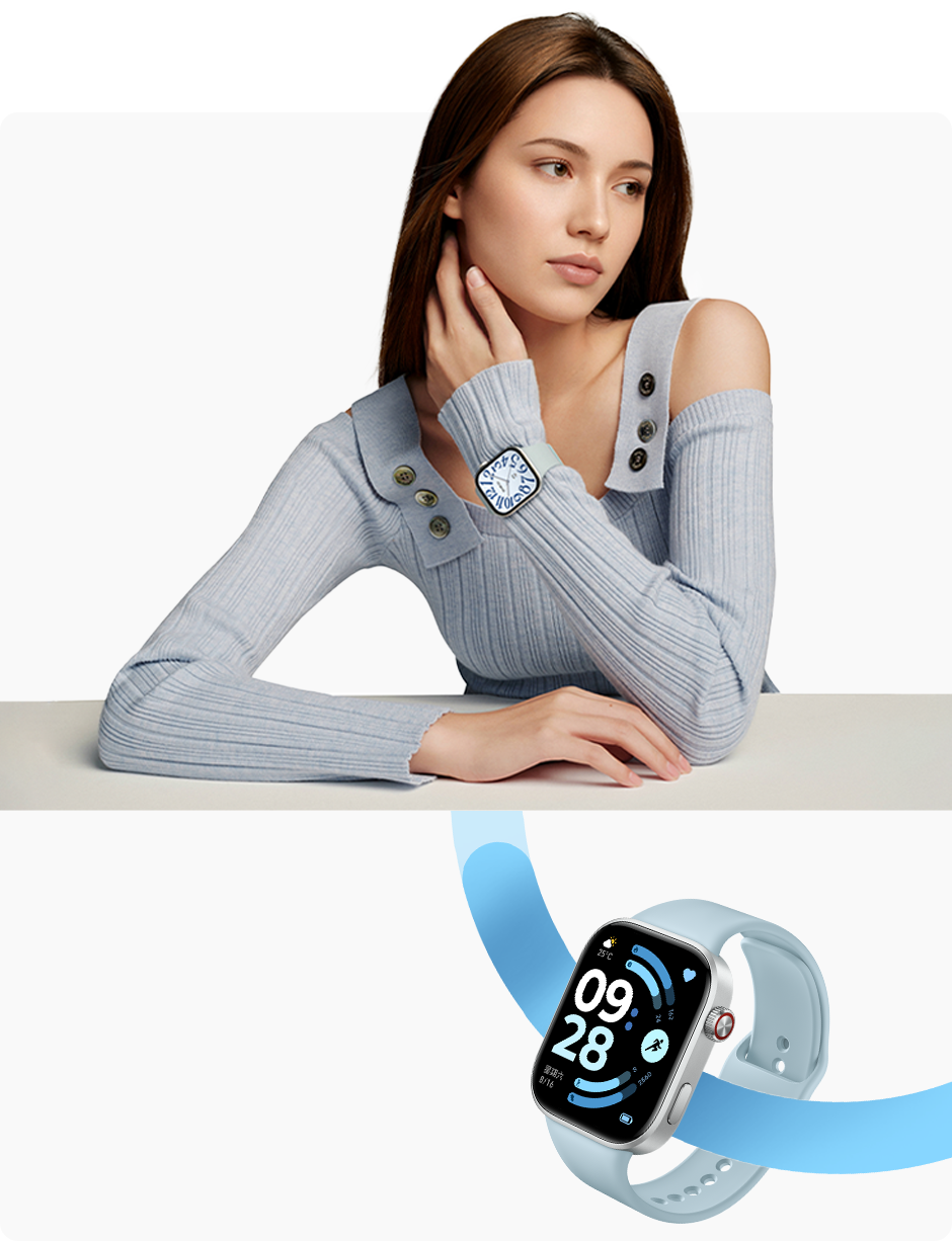 SMARTWATCH XIAOMI REDMI WATCH 6 GLACIER BLUE - miniatura 3