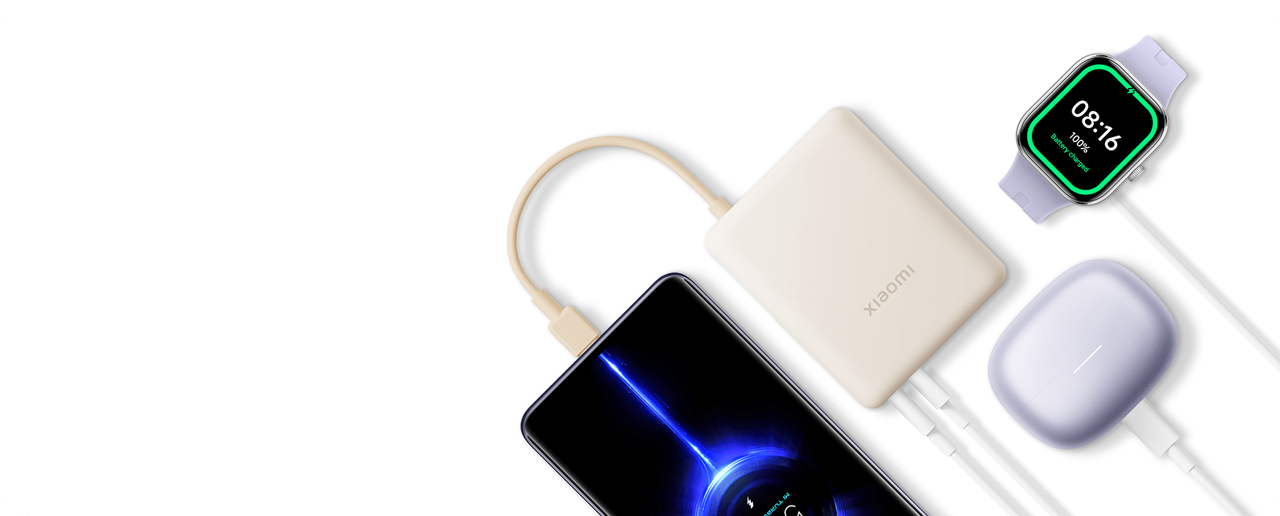 Xiaomi 33w Power Bank 10000 Integrated Cable