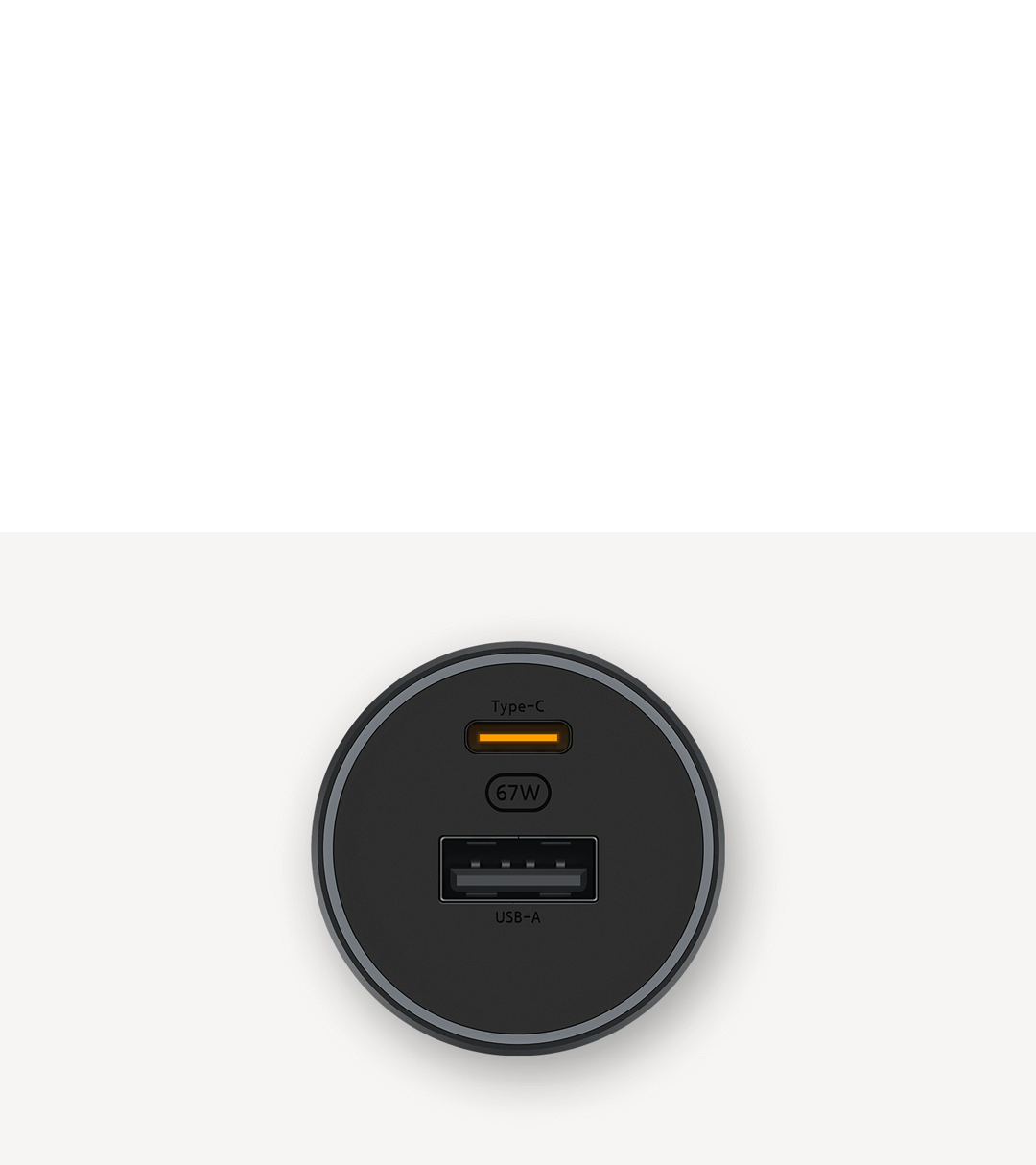 Xiaomi 67W Car Charger Cargador Coche 2x USB-C + Cable USB-C Negro