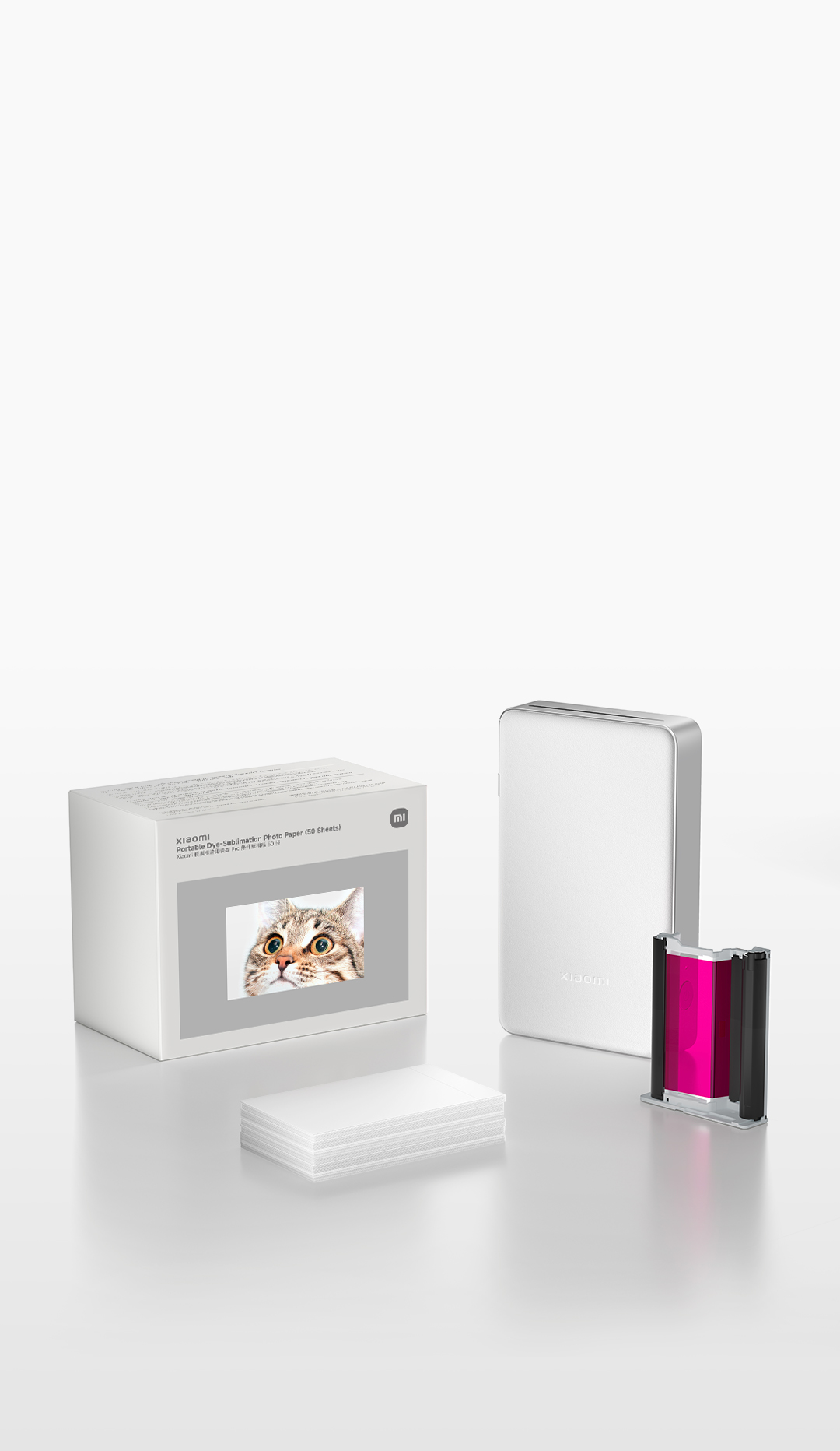 Mi ポータブルフォトプリンター ＋ 専用フォトペーパー Amazon | Mi ポータブルフォトプリンター用紙 (2x3インチ、20枚