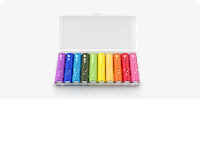 Rainbow colours