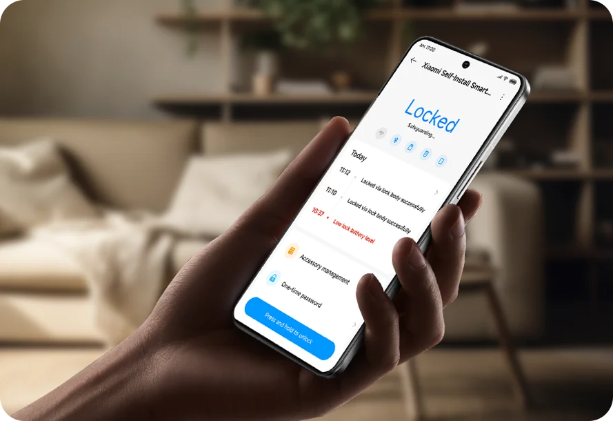 Xiaomi Smart Lock mobile control features