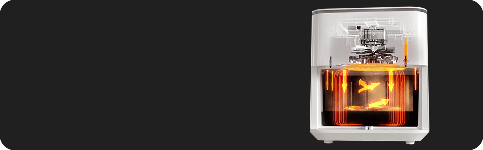 Xiaomi Air Fryer 6L Freidora sin Aceite 6L 1500W - Ajuste de Temperatura -  Panel de Control Inteligente - Recubrimiento Antiadherente - Color Negro -  Golfinho Colorido