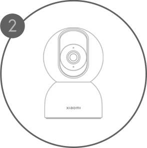 Xiaomi Smart Camera C400, 360° Rotation AI Human Detection, BHR6619GL -  White