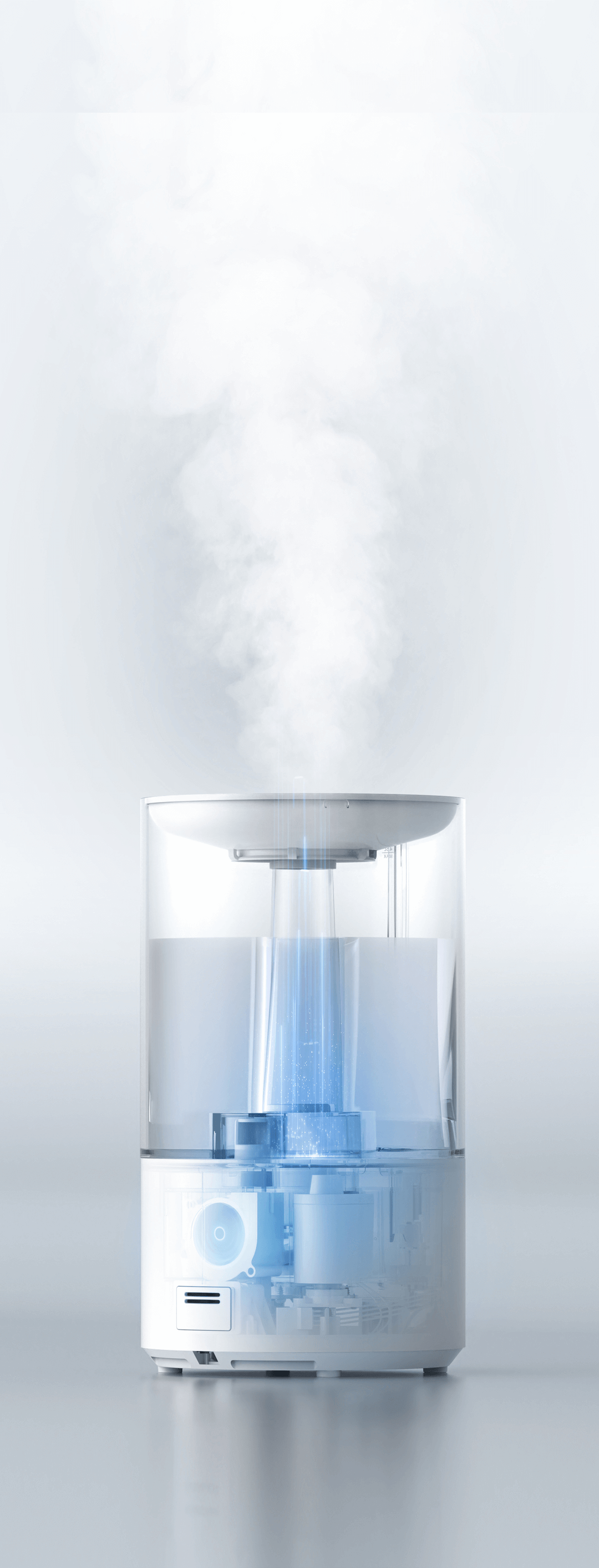 Humidificador Xiaomi Mijia Bedroom Essential, niebla fina de 300 ml/h, gran  capacidad de 4 L, material antibacteriano de iones de plata, práctico  diseño de llenado superior, salida de niebla giratoria
