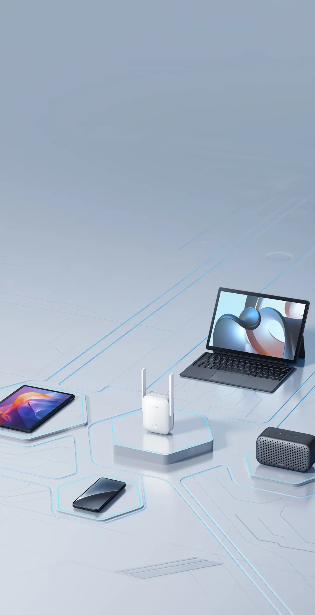 Xiaomi Wi-Fi Range Extender AX1500 EU - Amplificateur WiFi Puissant Pour Couverture Étendue